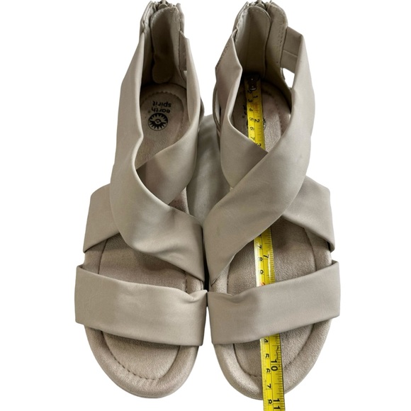 Earth Spirit Crossband Wedge Sandals Size 10 - Picture 14 of 16